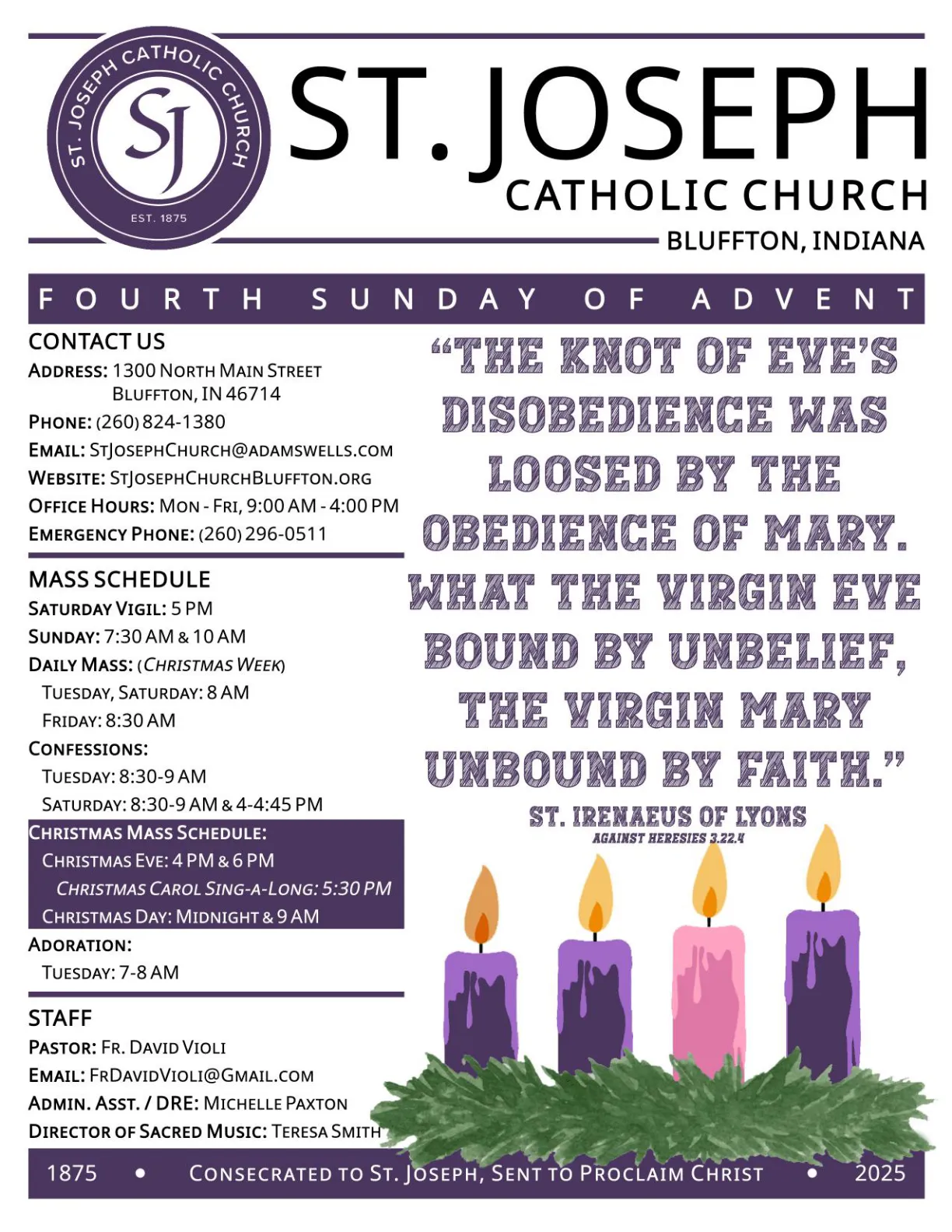 Dec 21, 2025 - Bulletin - Page 1