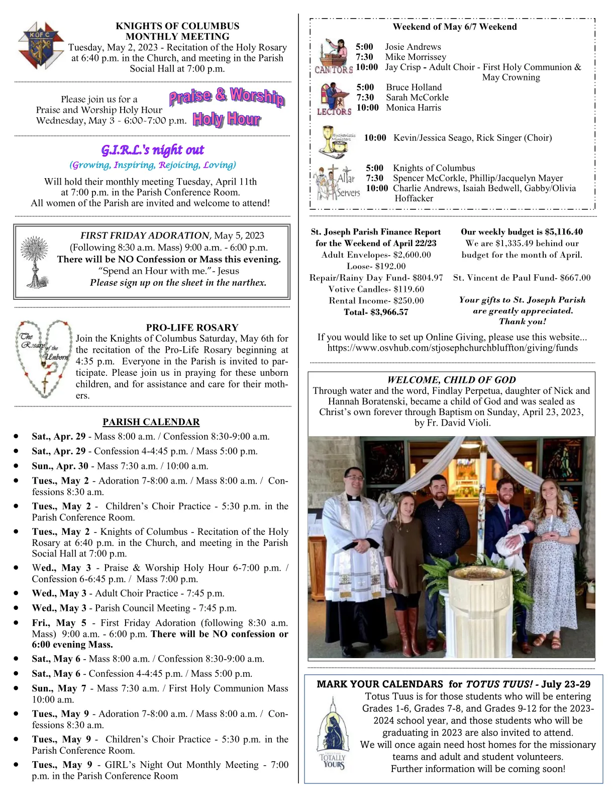 Apr 30, 2023 - Bulletin - Page 3