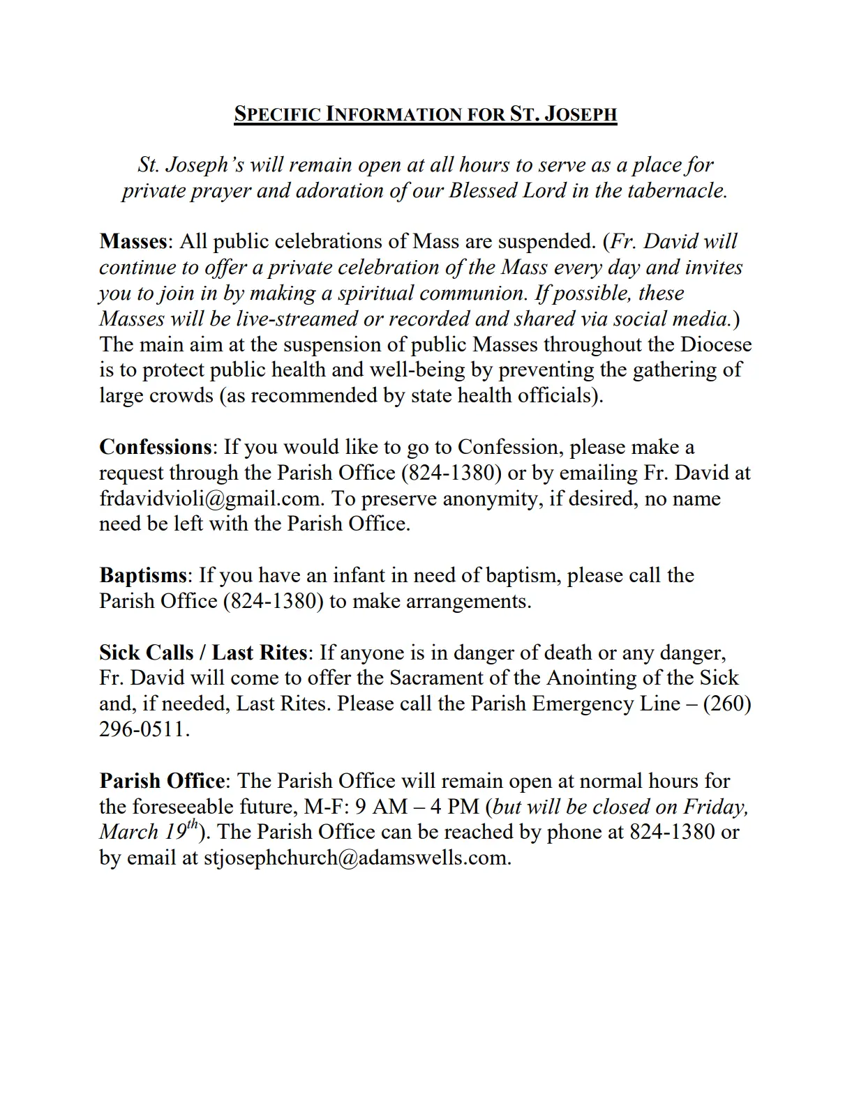 Mar 22, 2020 - Bulletin - Page 2
