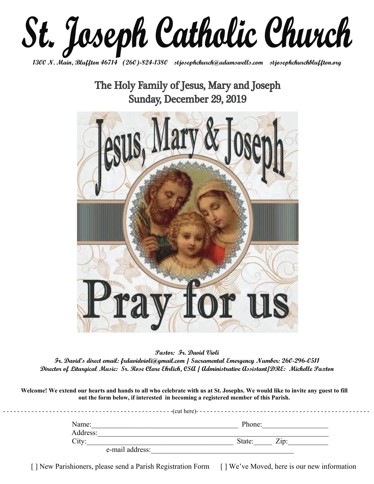 Dec 29, 2019 - Bulletin - Page 1