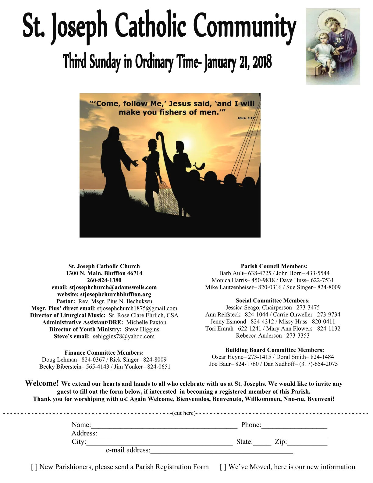 Jan 21, 2018 - Bulletin - Page 1