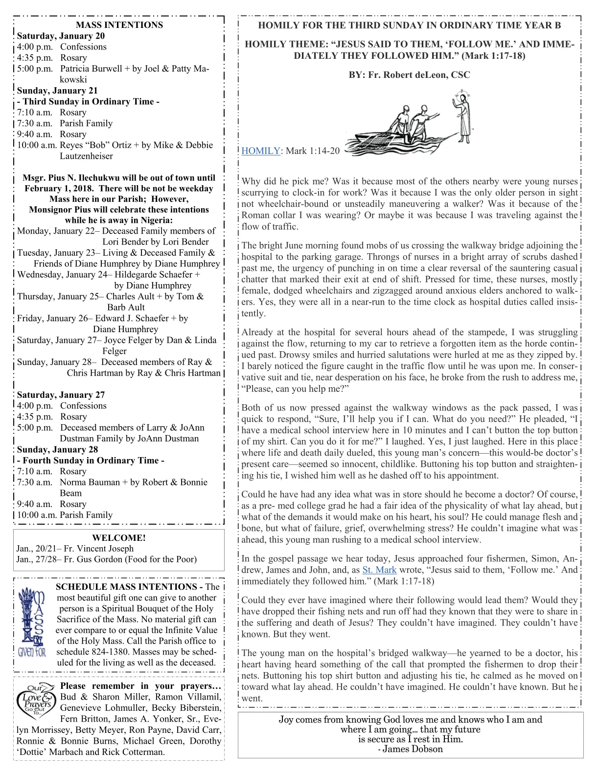 Jan 21, 2018 - Bulletin - Page 2