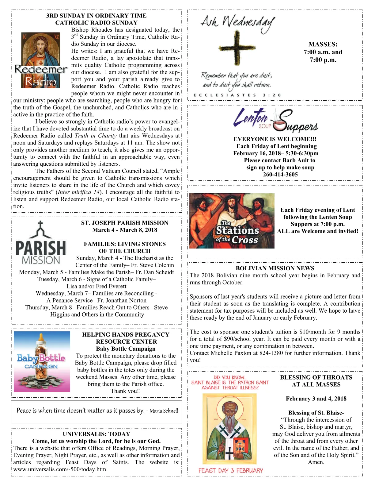 Jan 21, 2018 - Bulletin - Page 4