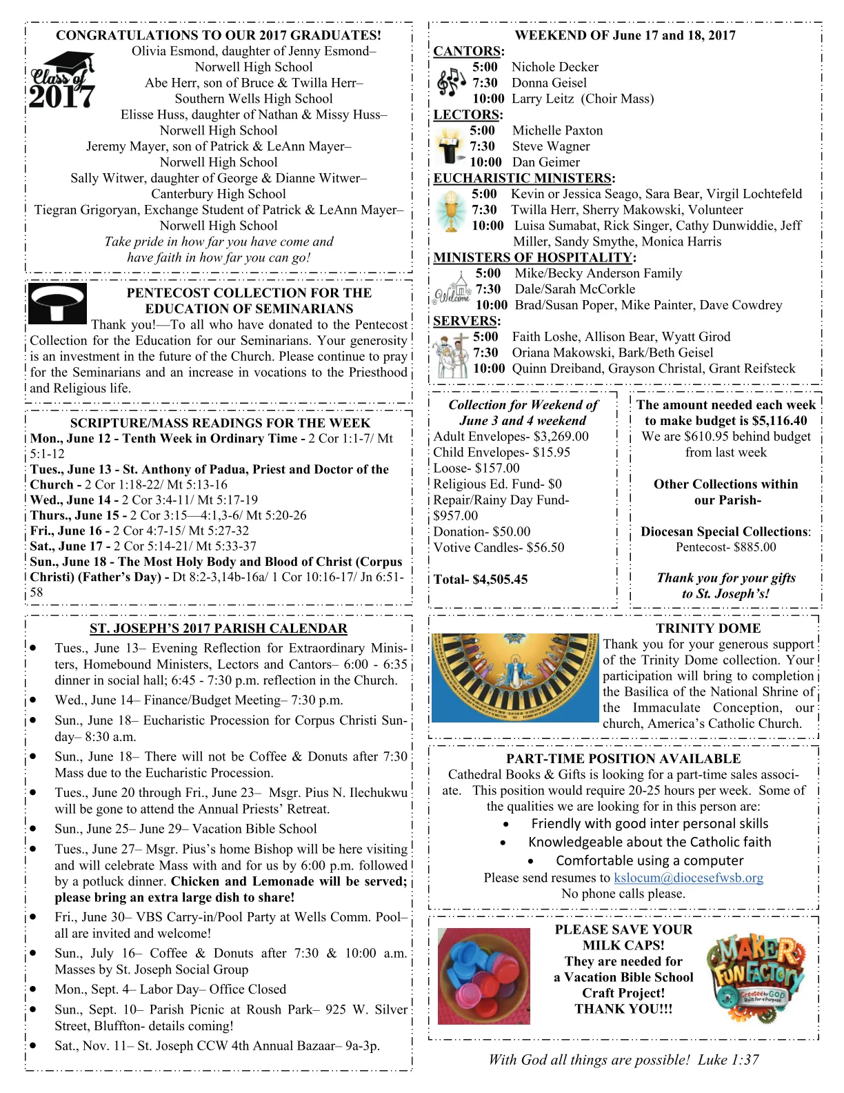 Jun 11, 2017 - Bulletin - Page 2