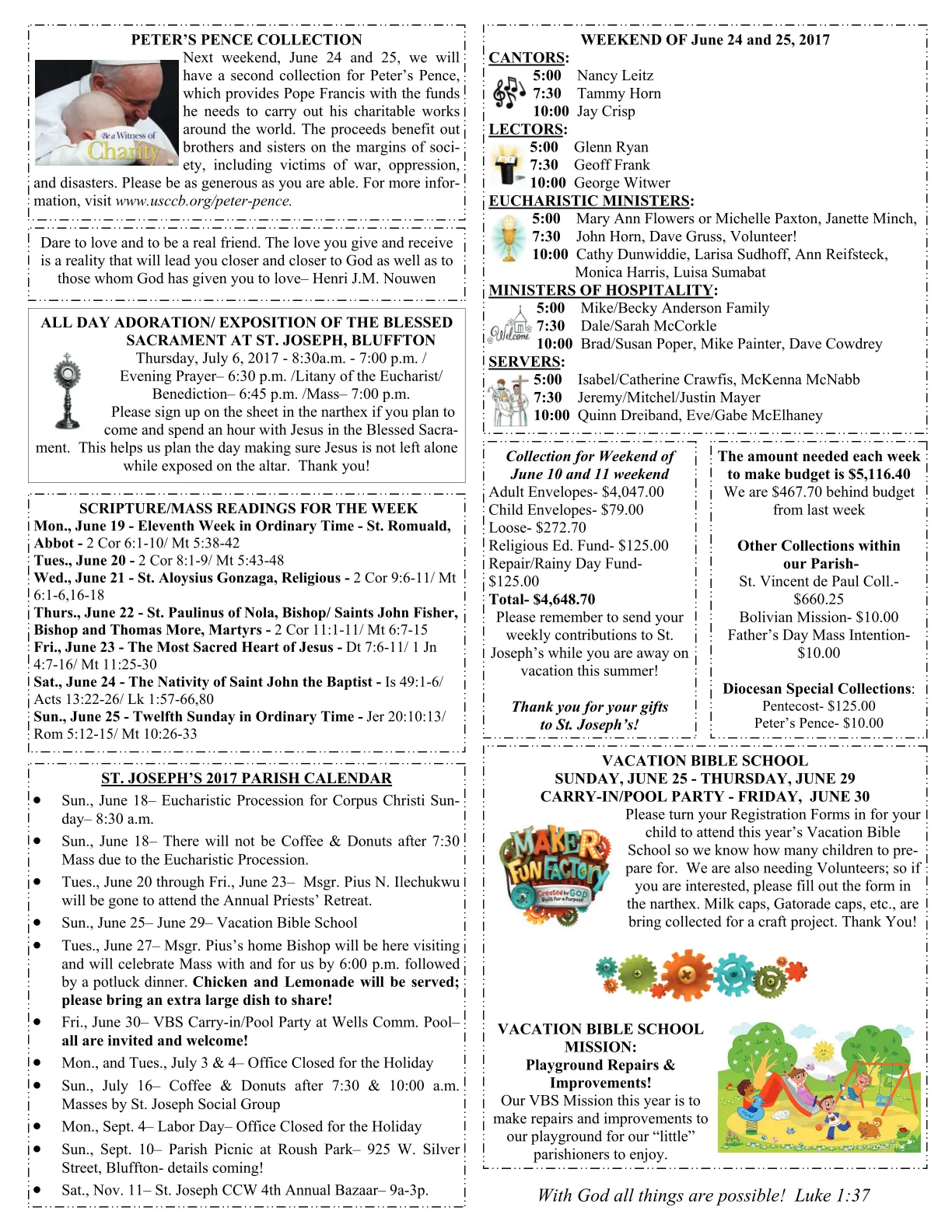 Jun 18, 2017 - Bulletin - Page 2