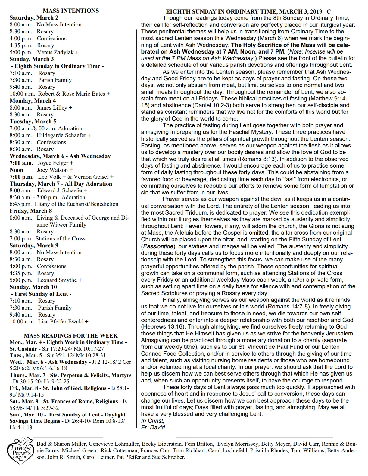 Mar 03, 2019 - Bulletin - Page 2