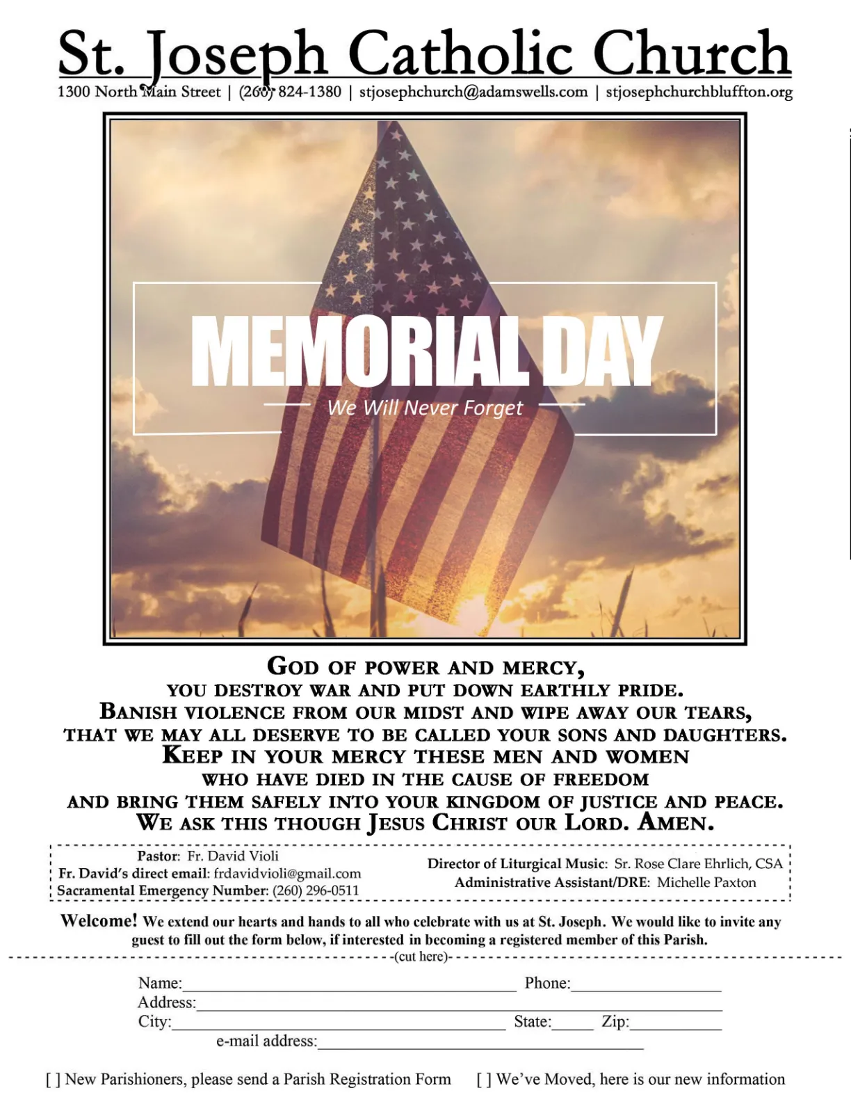 May 26, 2019 - Bulletin - Page 1