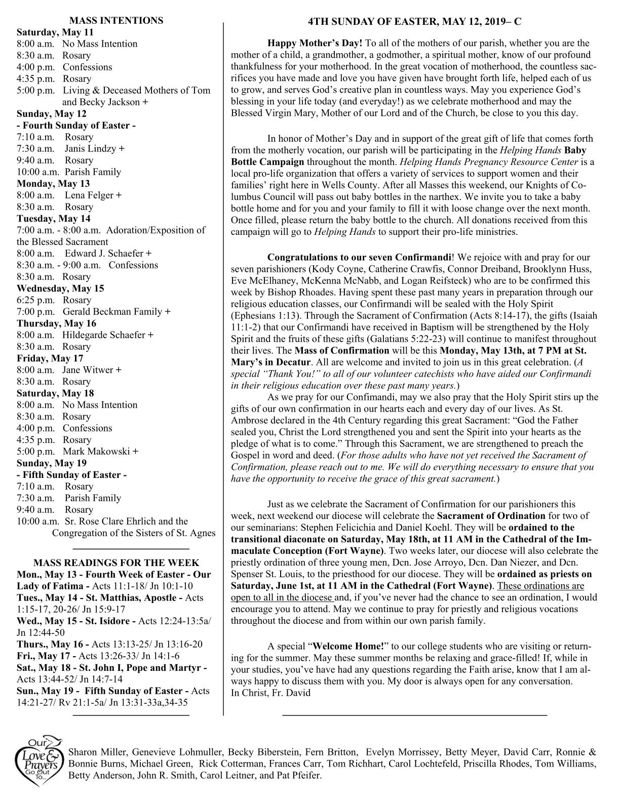 May 12, 2019 - Bulletin - Page 2