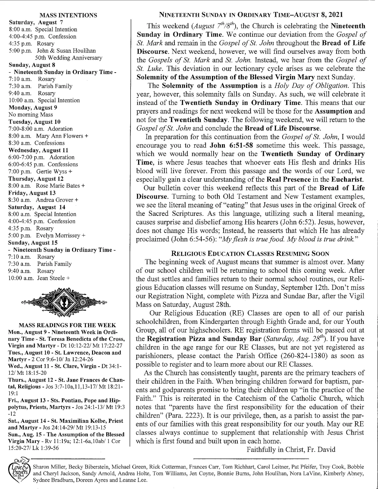 Aug 08, 2021 - Bulletin - Page 2