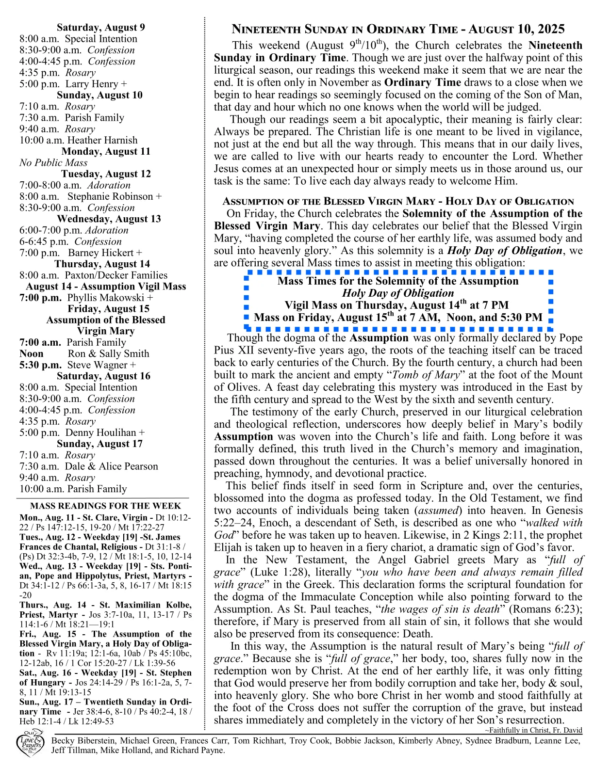 May 13, 2018 - Bulletin - Page 2