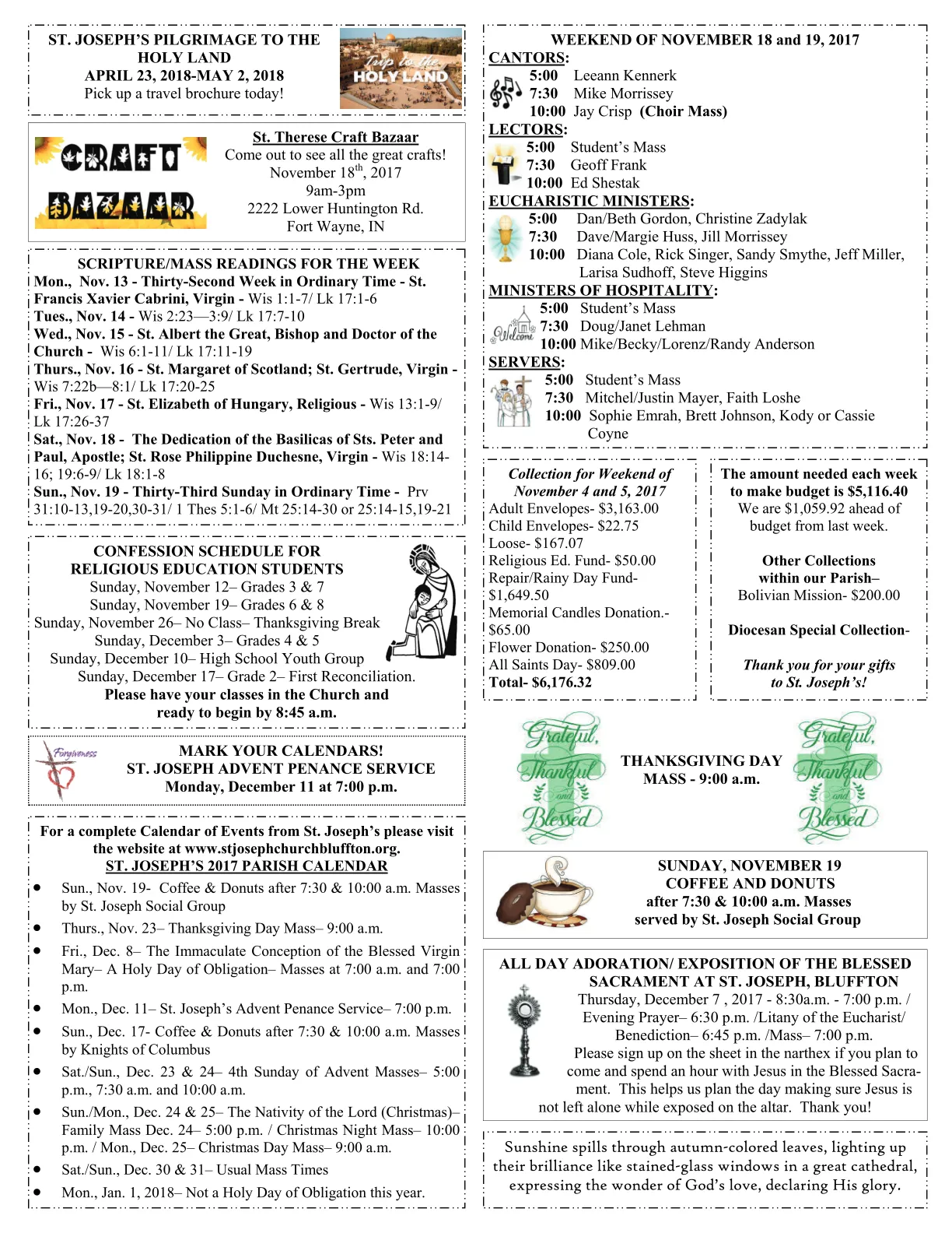 Nov 12, 2017 - Bulletin - Page 3