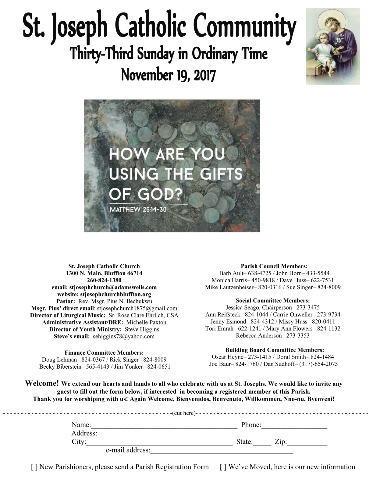 Nov 19, 2017 - Bulletin - Page 1