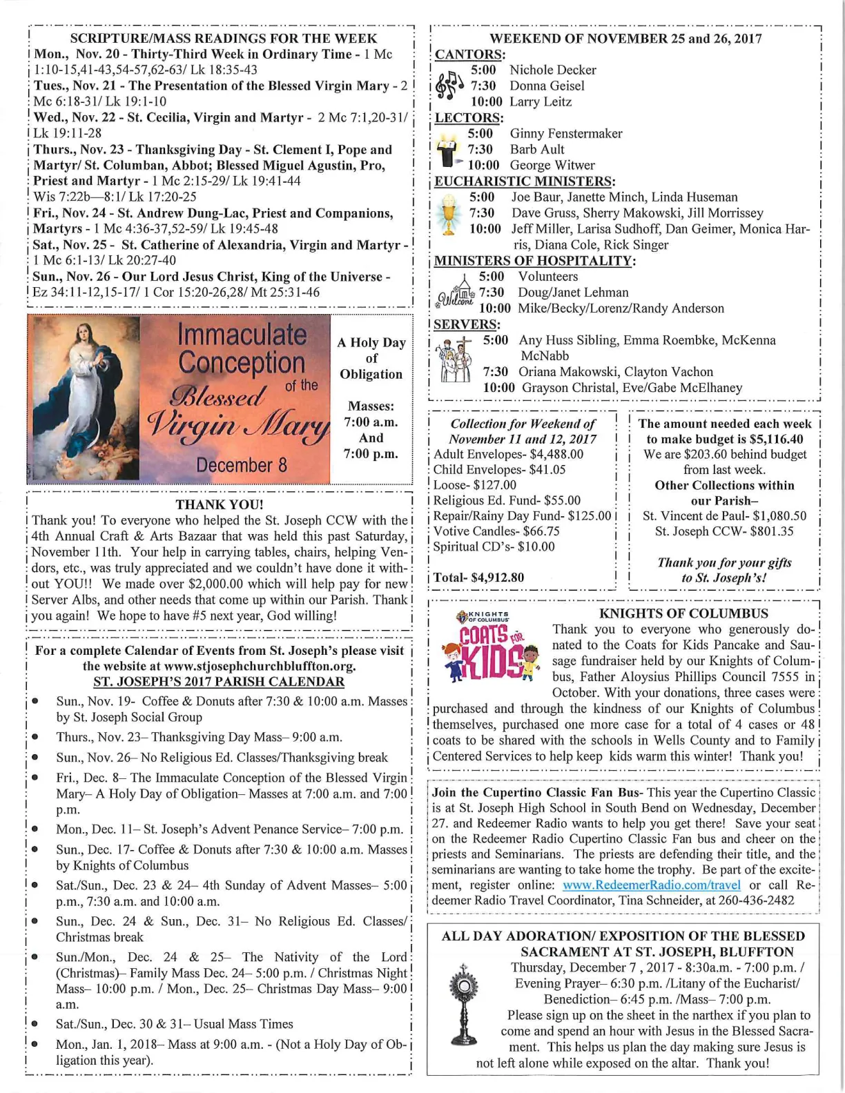 Nov 19, 2017 - Bulletin - Page 3