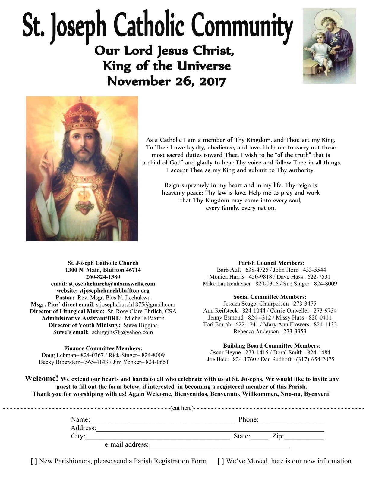 Nov 26, 2017 - Bulletin - Page 1