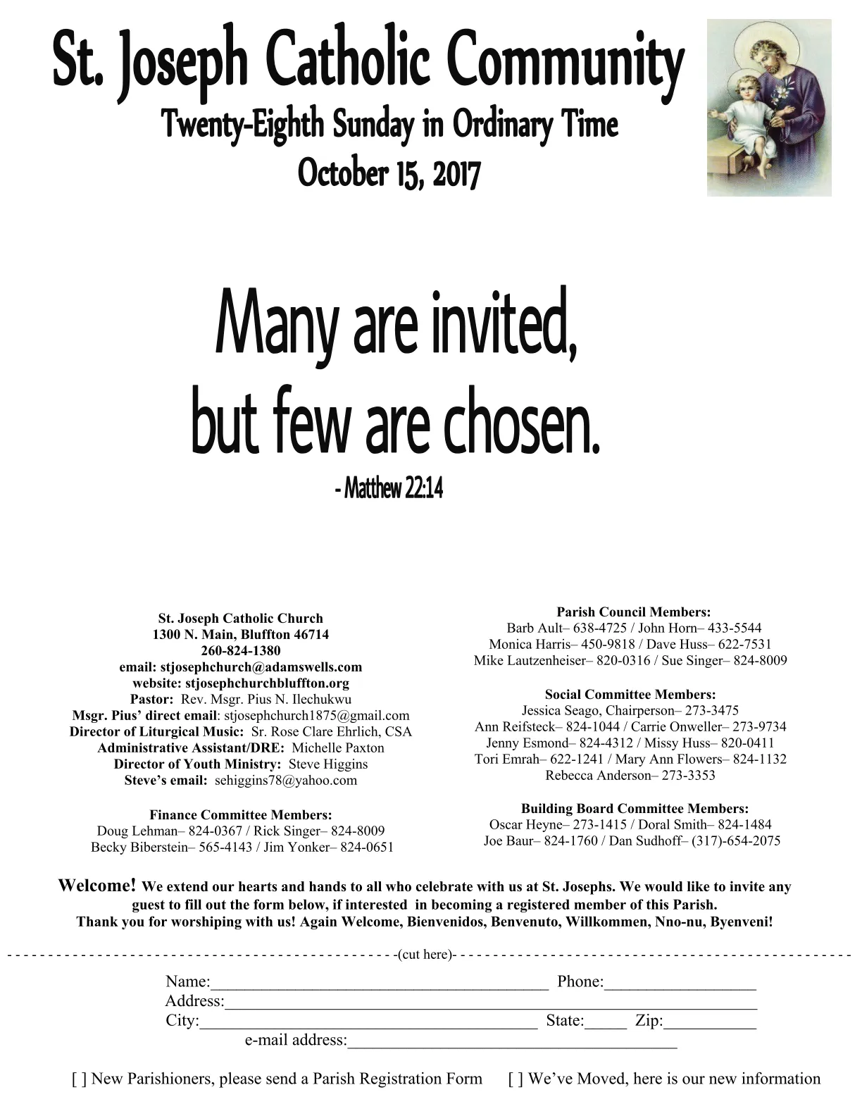 Oct 15, 2017 - Bulletin - Page 1