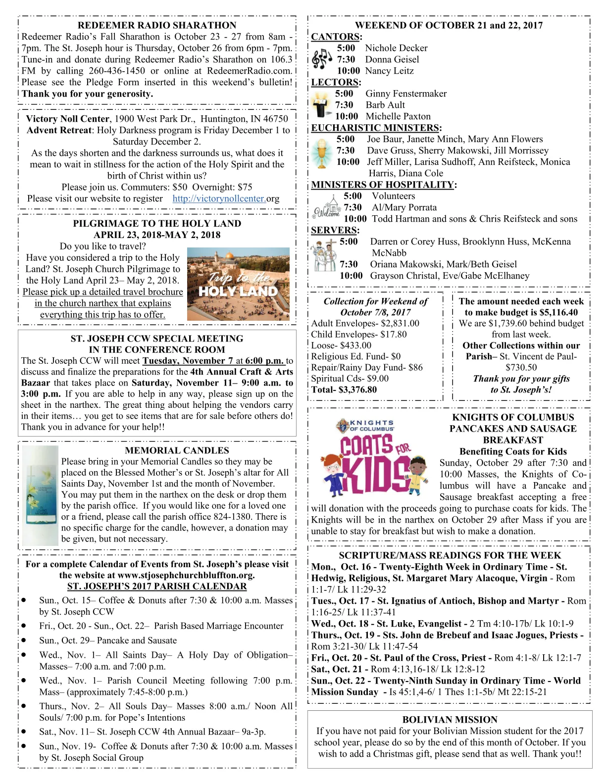 Oct 15, 2017 - Bulletin - Page 3