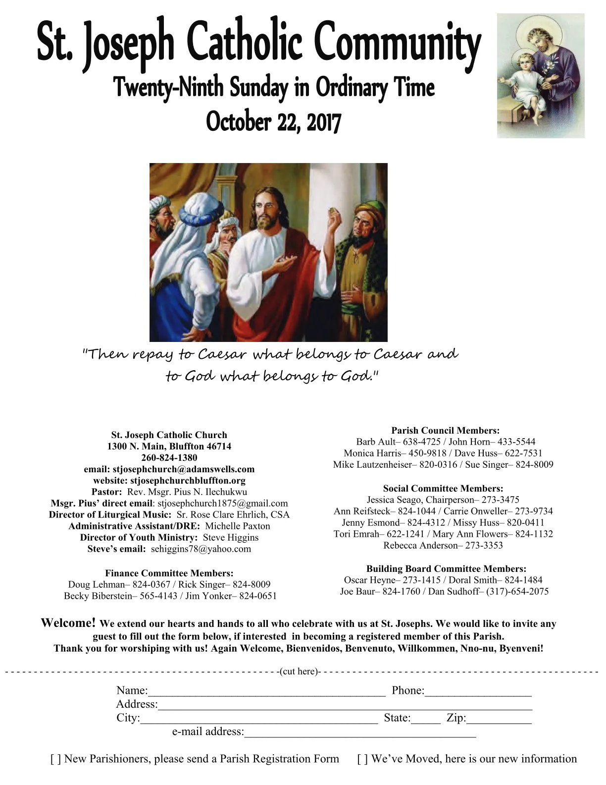 Oct 22, 2017 - Bulletin - Page 1