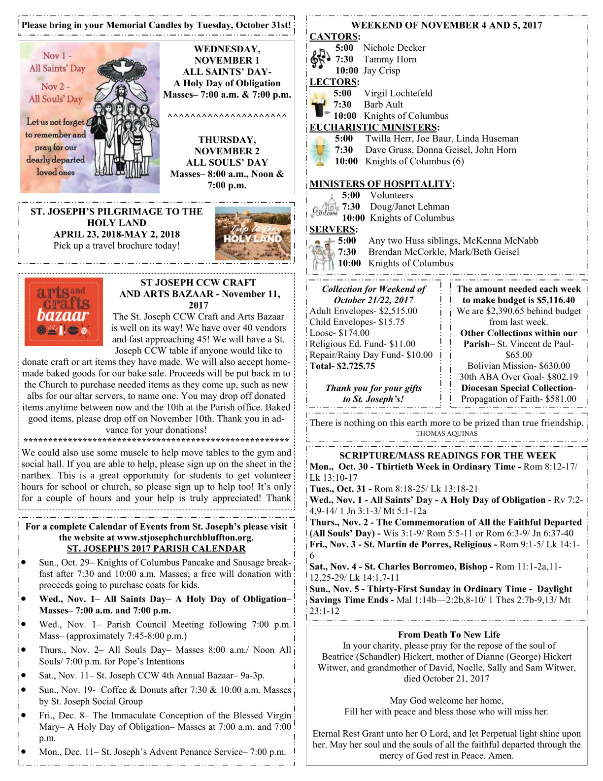 Oct 29, 2017 - Bulletin - Page 3