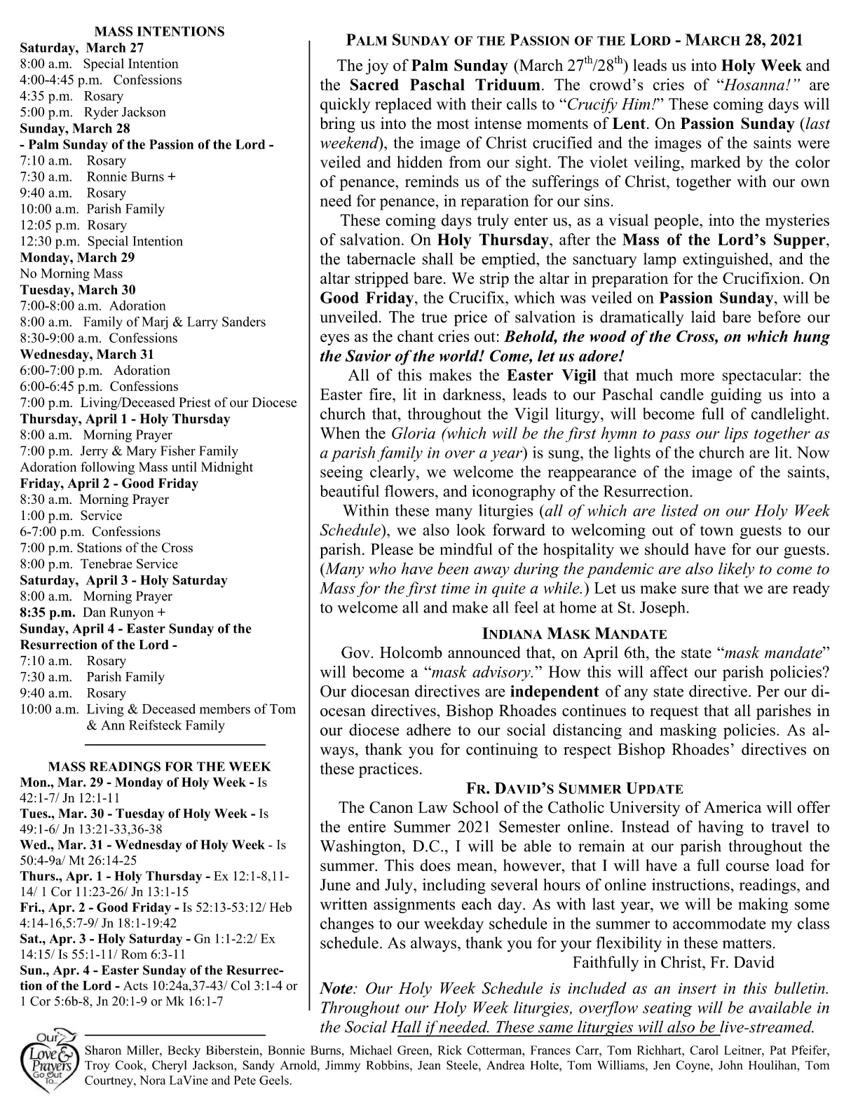 Mar 28, 2021 - Bulletin - Page 2