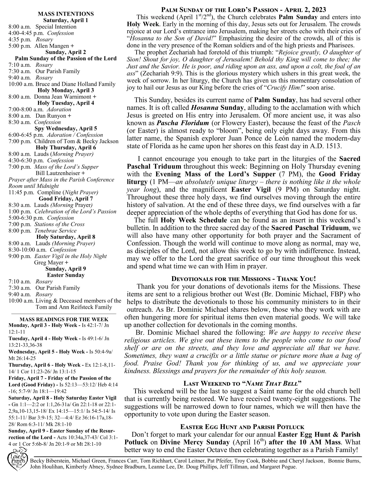 Apr 02, 2023 - Bulletin - Page 2