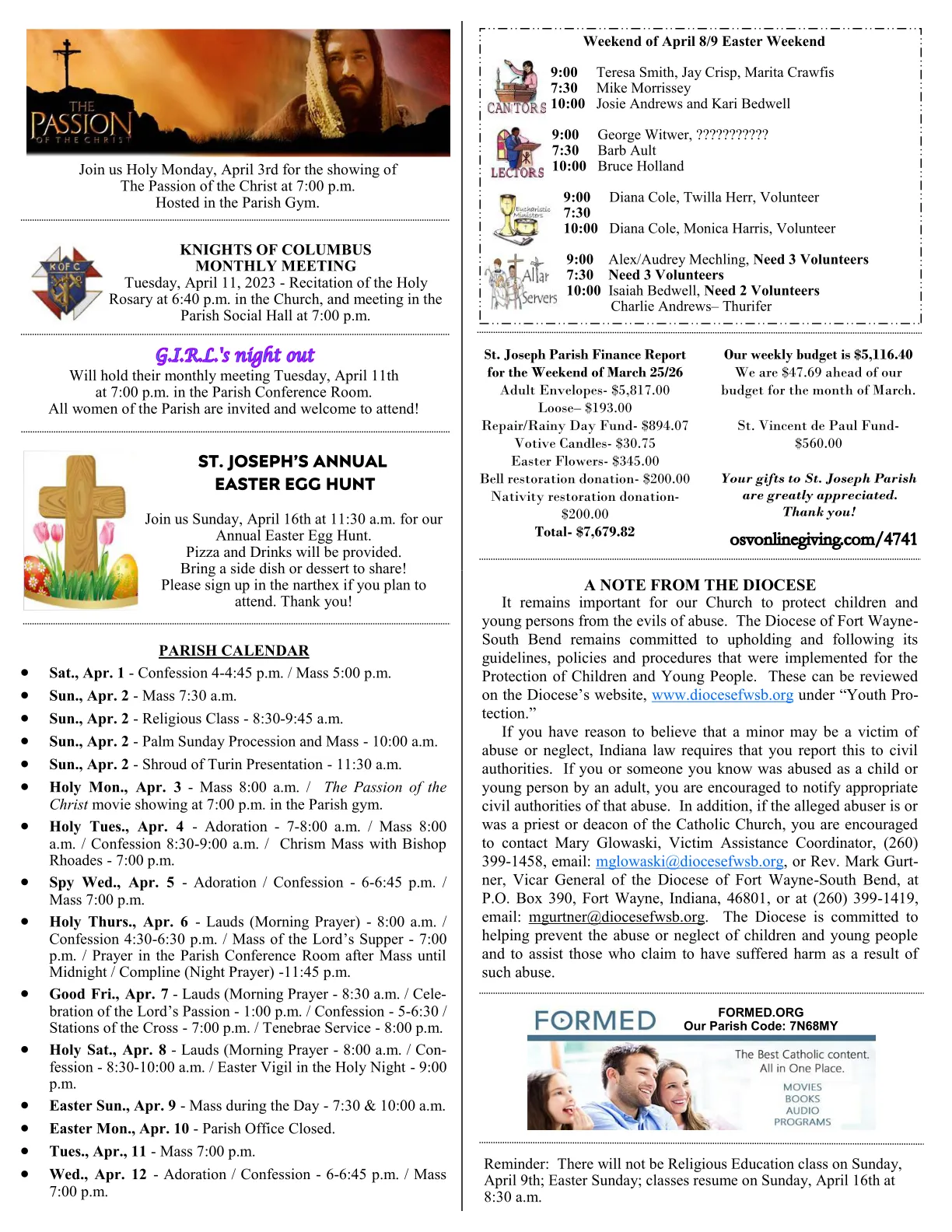 Apr 02, 2023 - Bulletin - Page 3