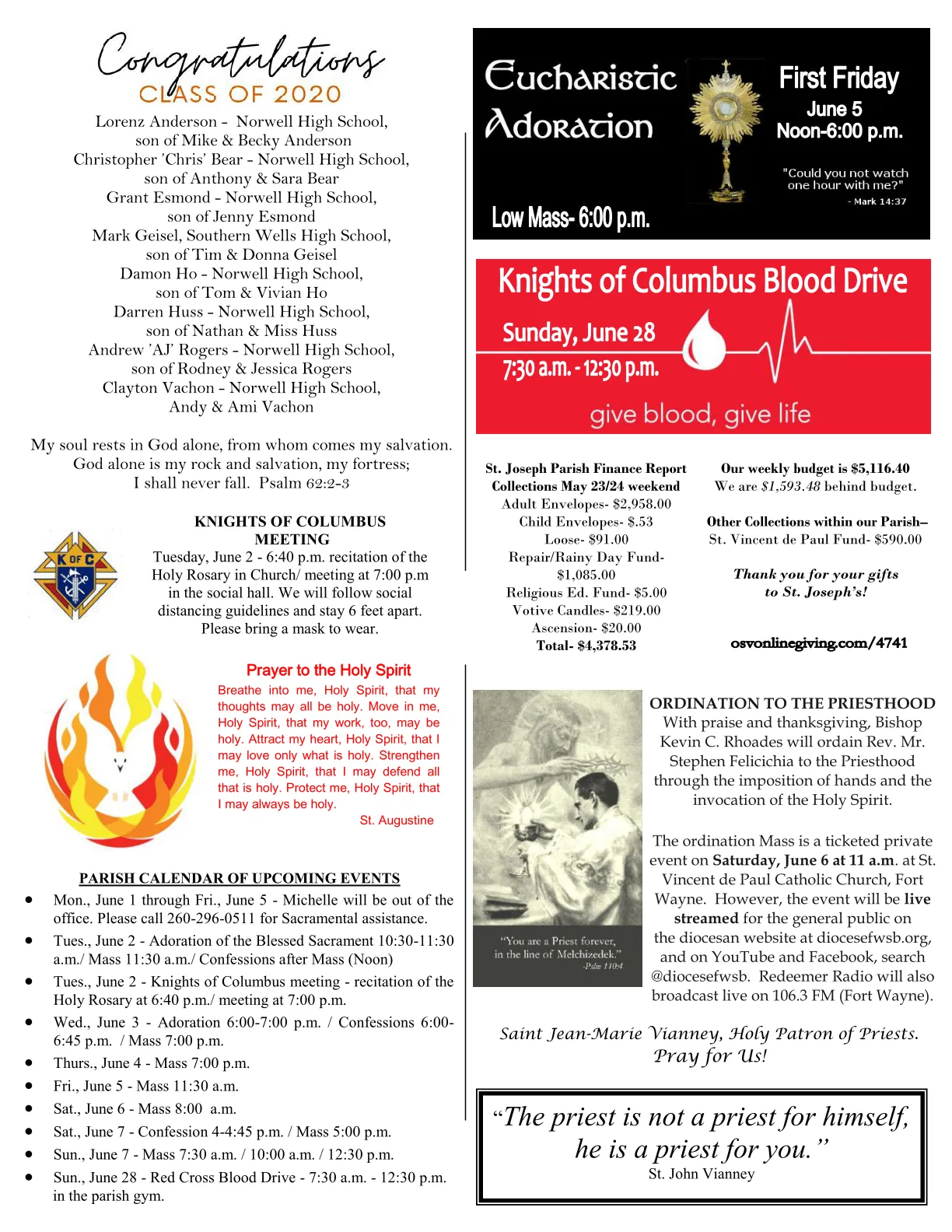 May 31, 2020 - Bulletin - Page 3