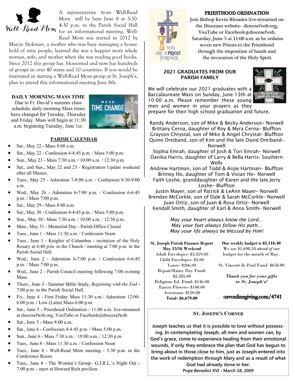 May 23, 2021 - Bulletin - Page 3