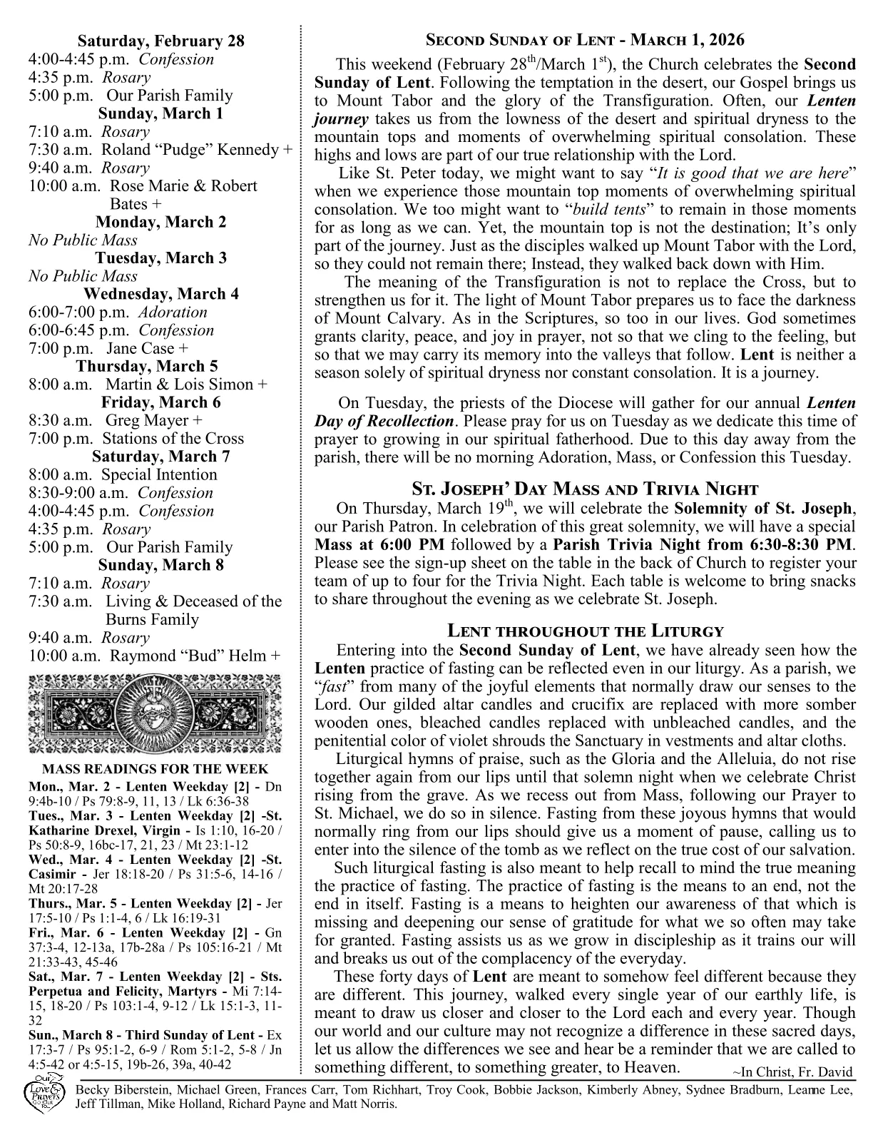 Mar 01, 2026 - Bulletin - Page 2