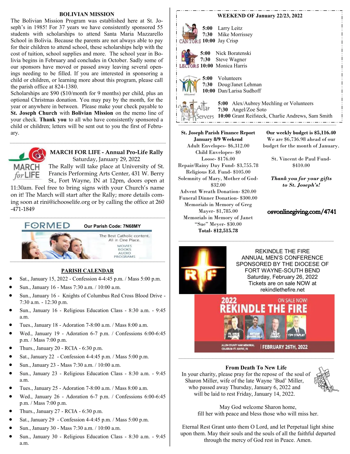 Jan 16, 2022 - Bulletin - Page 3