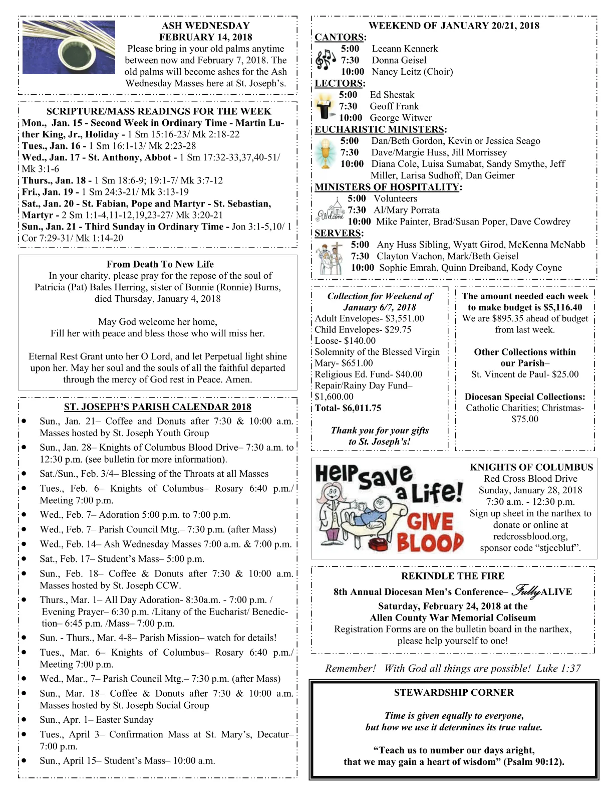 Jan 14, 2018 - Bulletin - Page 3