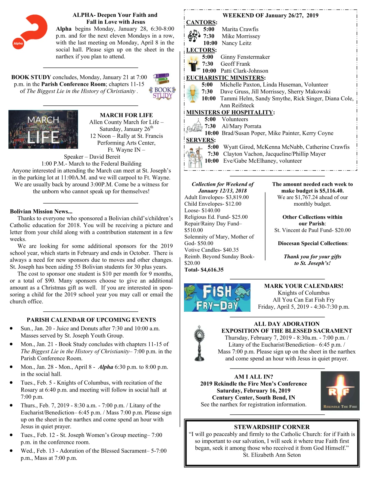 Jan 20, 2019 - Bulletin - Page 3