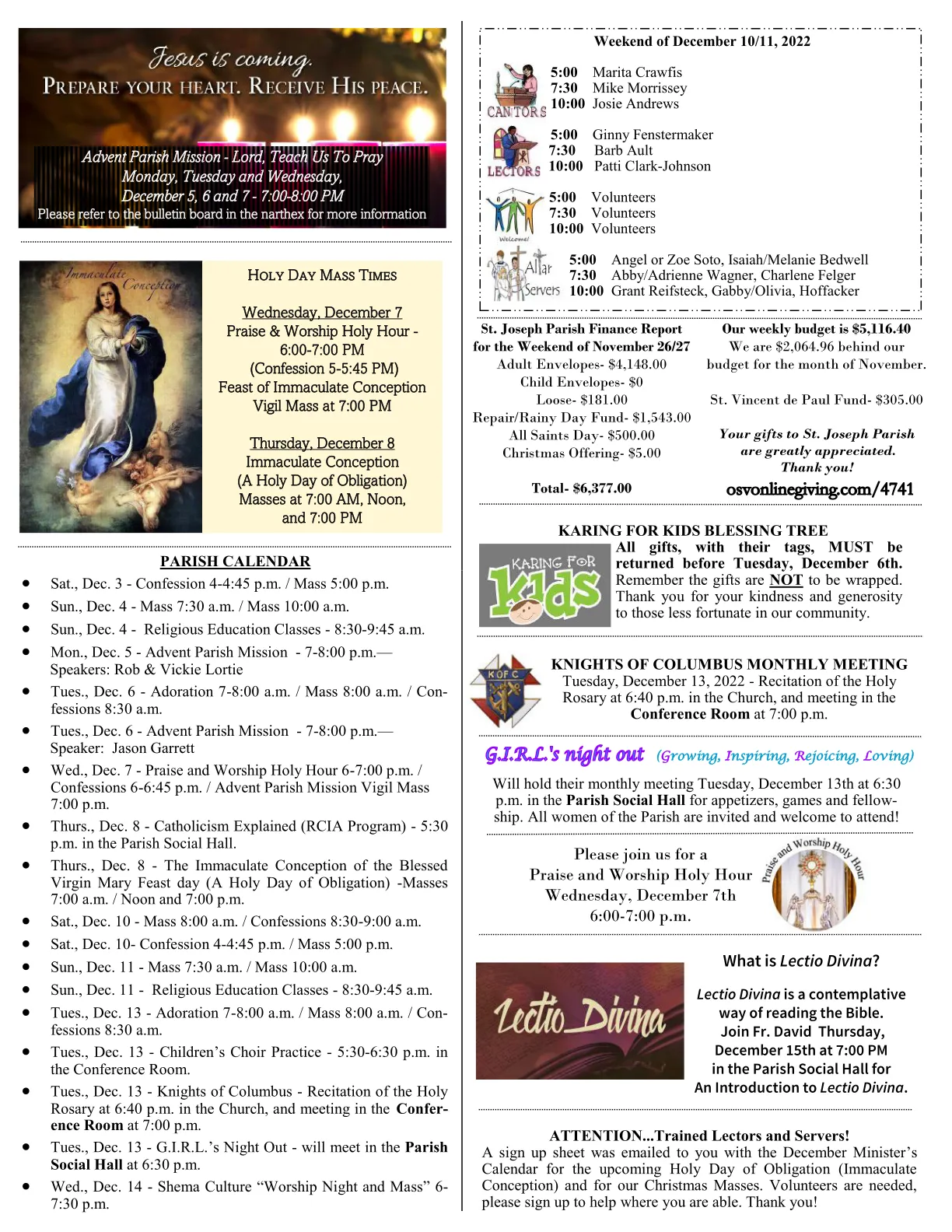 Dec 04, 2022 - Bulletin - Page 3