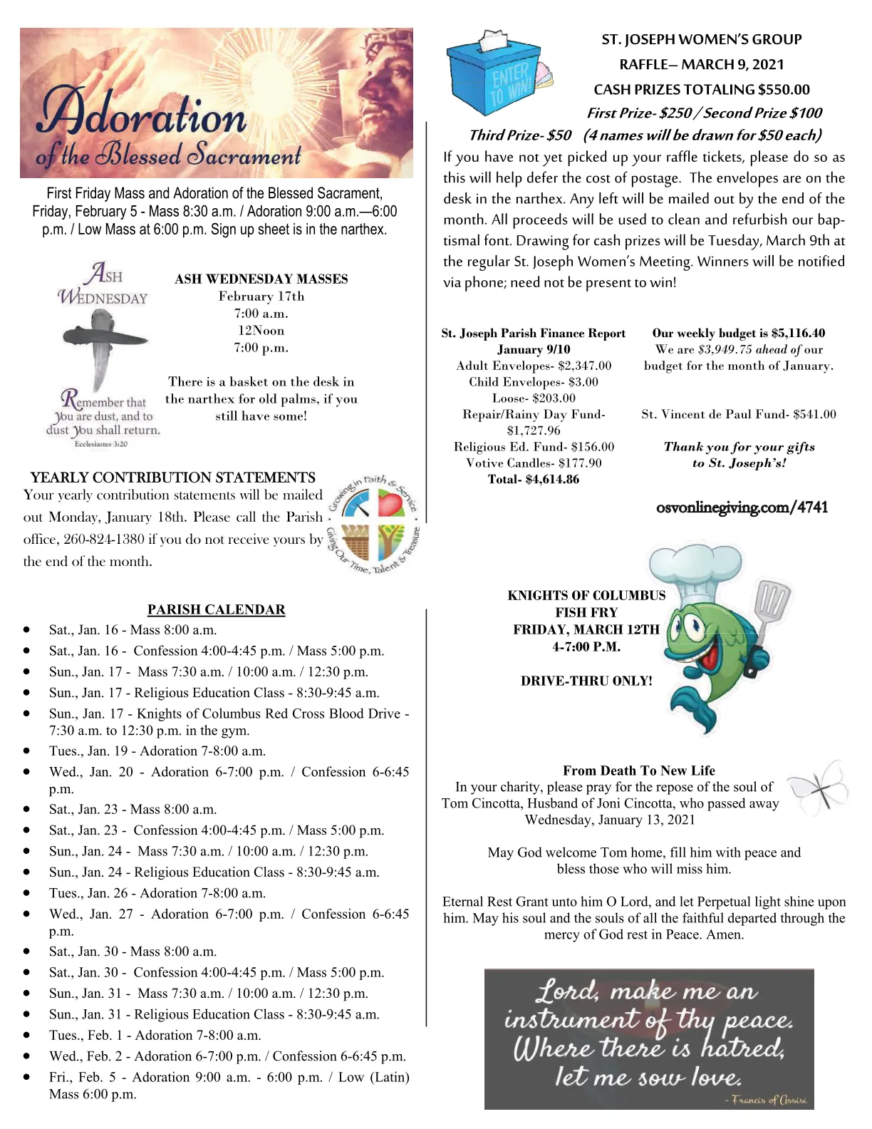 Jan 17, 2021 - Bulletin - Page 3