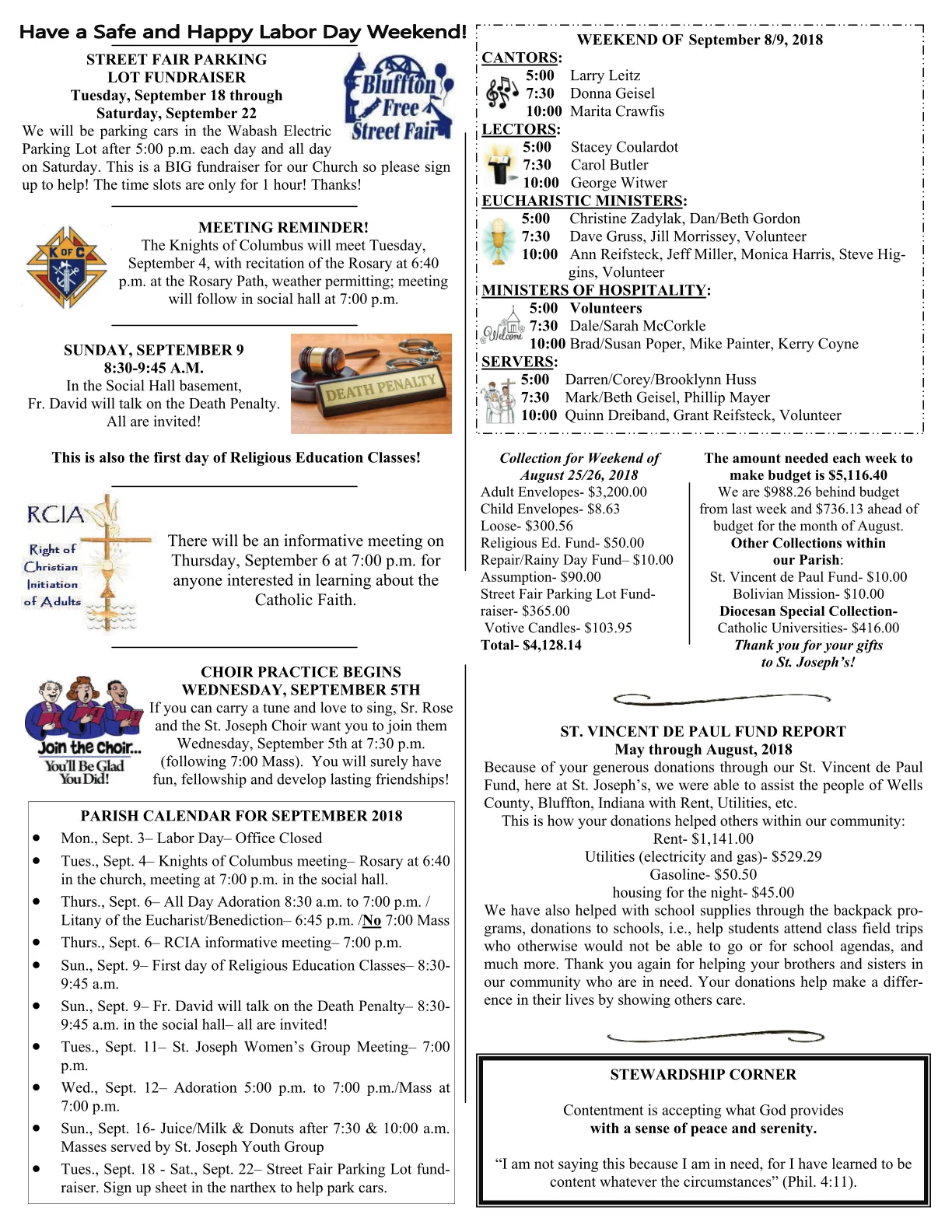 Sep 02, 2018 - Bulletin - Page 3