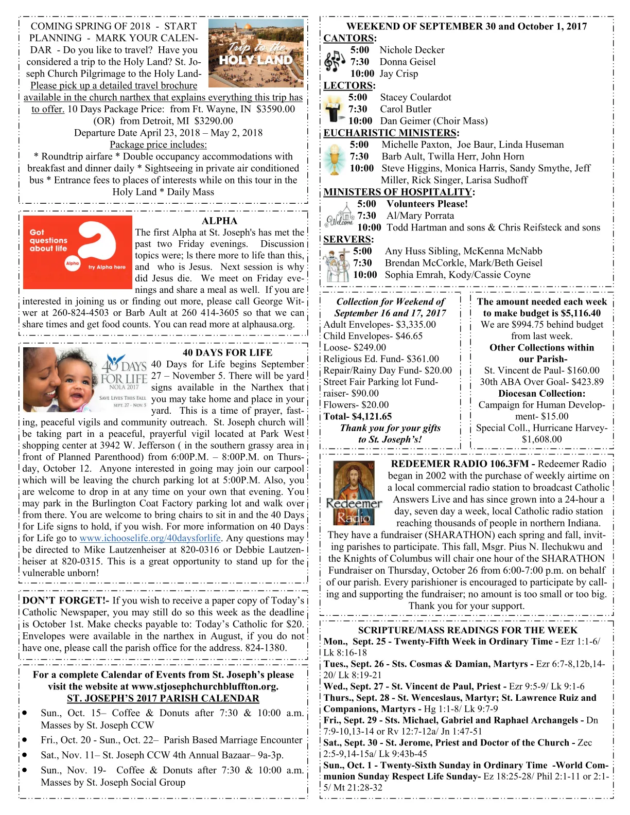 Sep 24, 2017 - Bulletin - Page 3