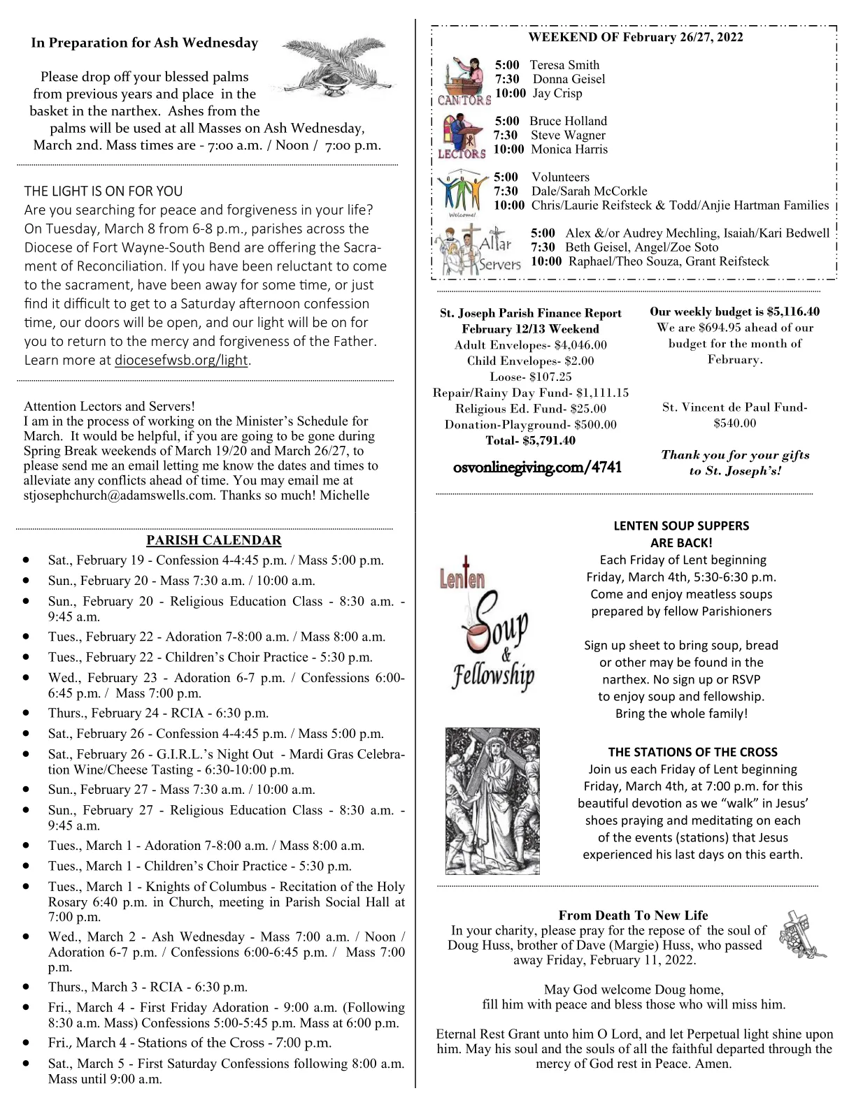 Feb 20, 2022 - Bulletin - Page 3