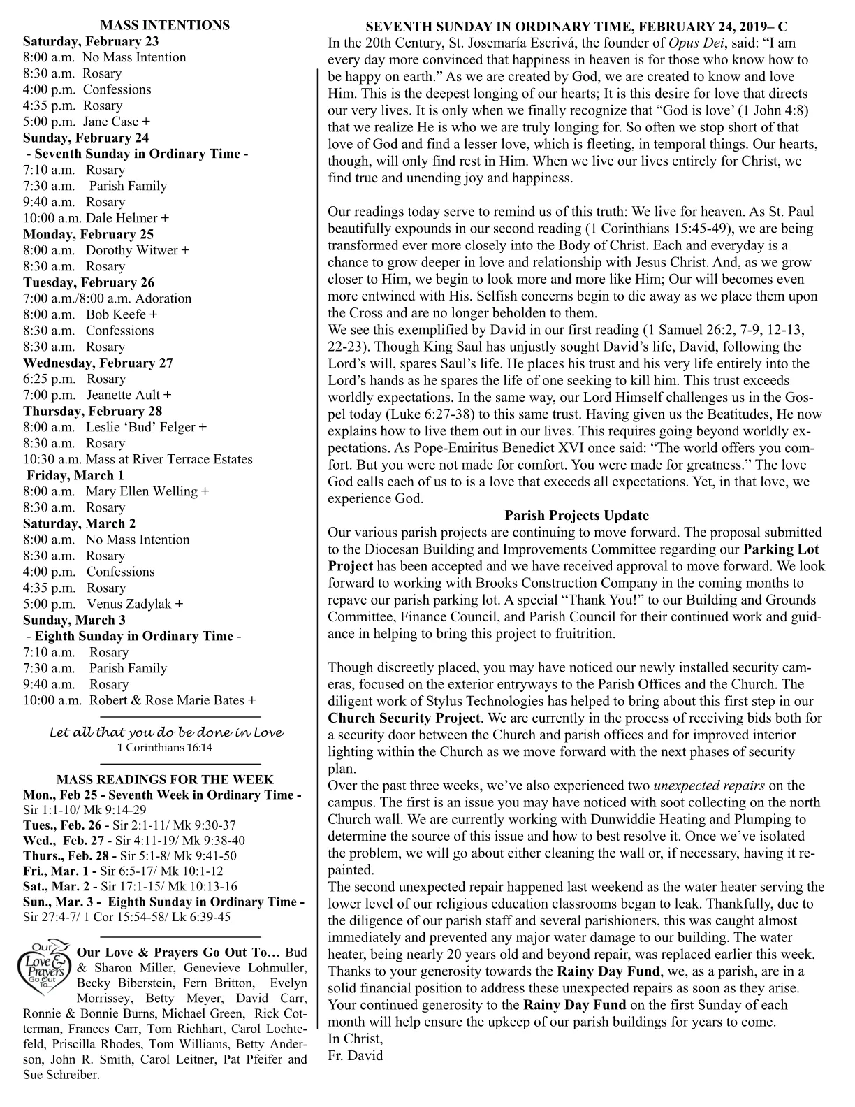 Feb 24, 2019 - Bulletin - Page 2