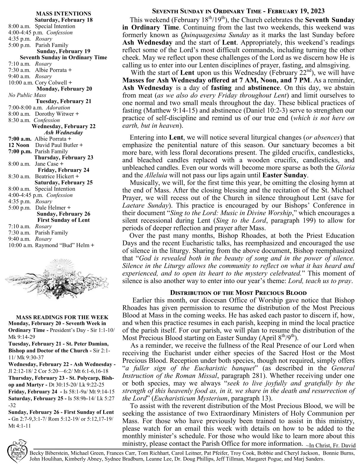 Feb 19, 2023 - Bulletin - Page 2