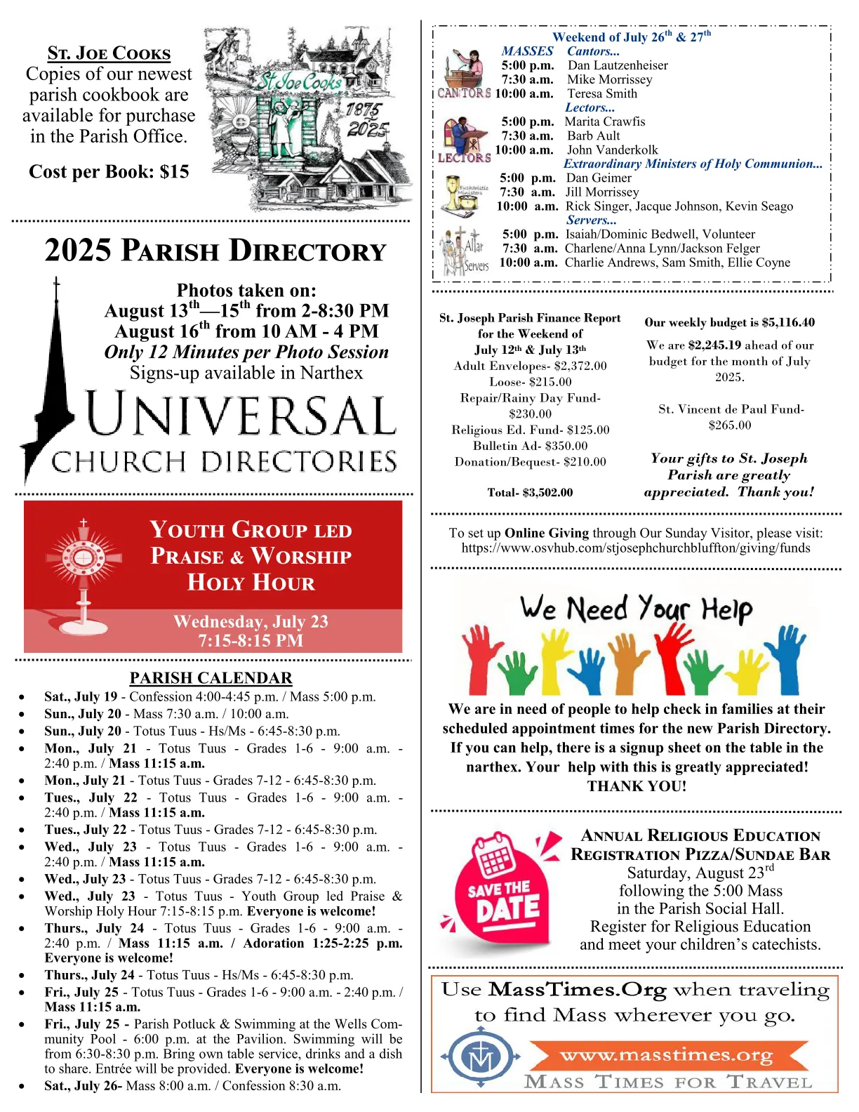 Jul 20, 2025 - Bulletin - Page 3