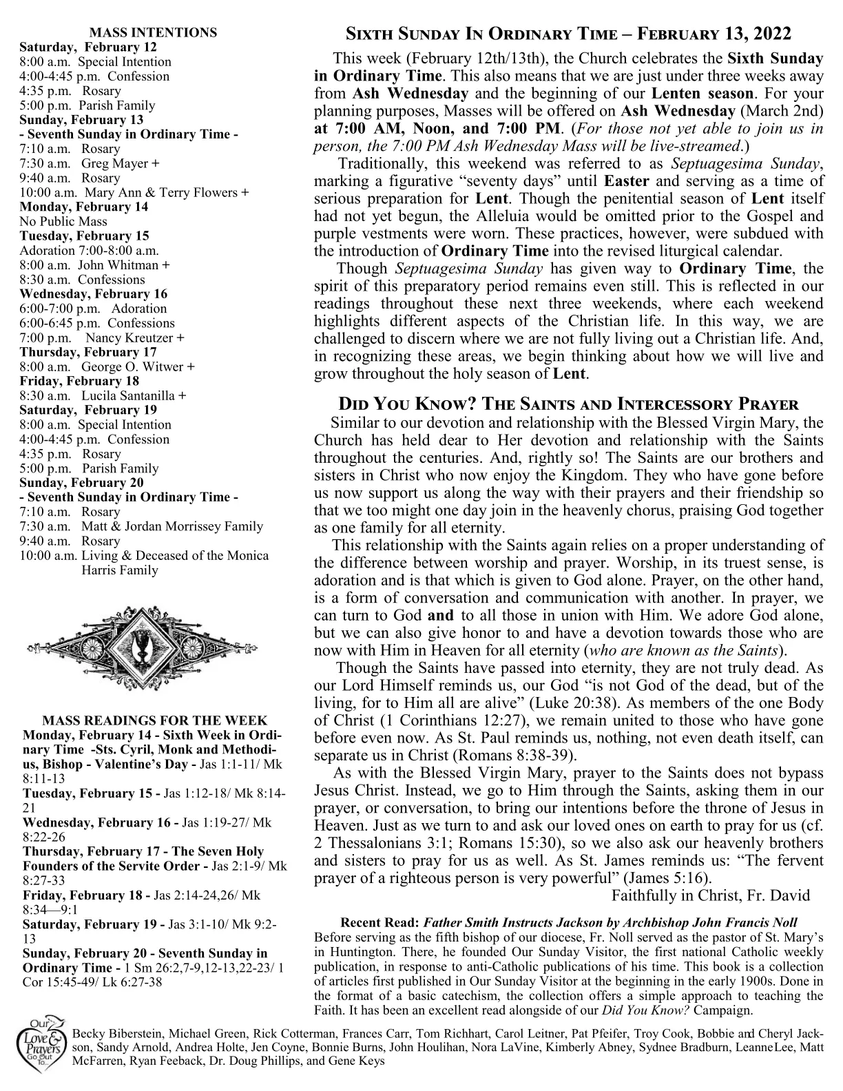 Feb 13, 2022 - Bulletin - Page 2