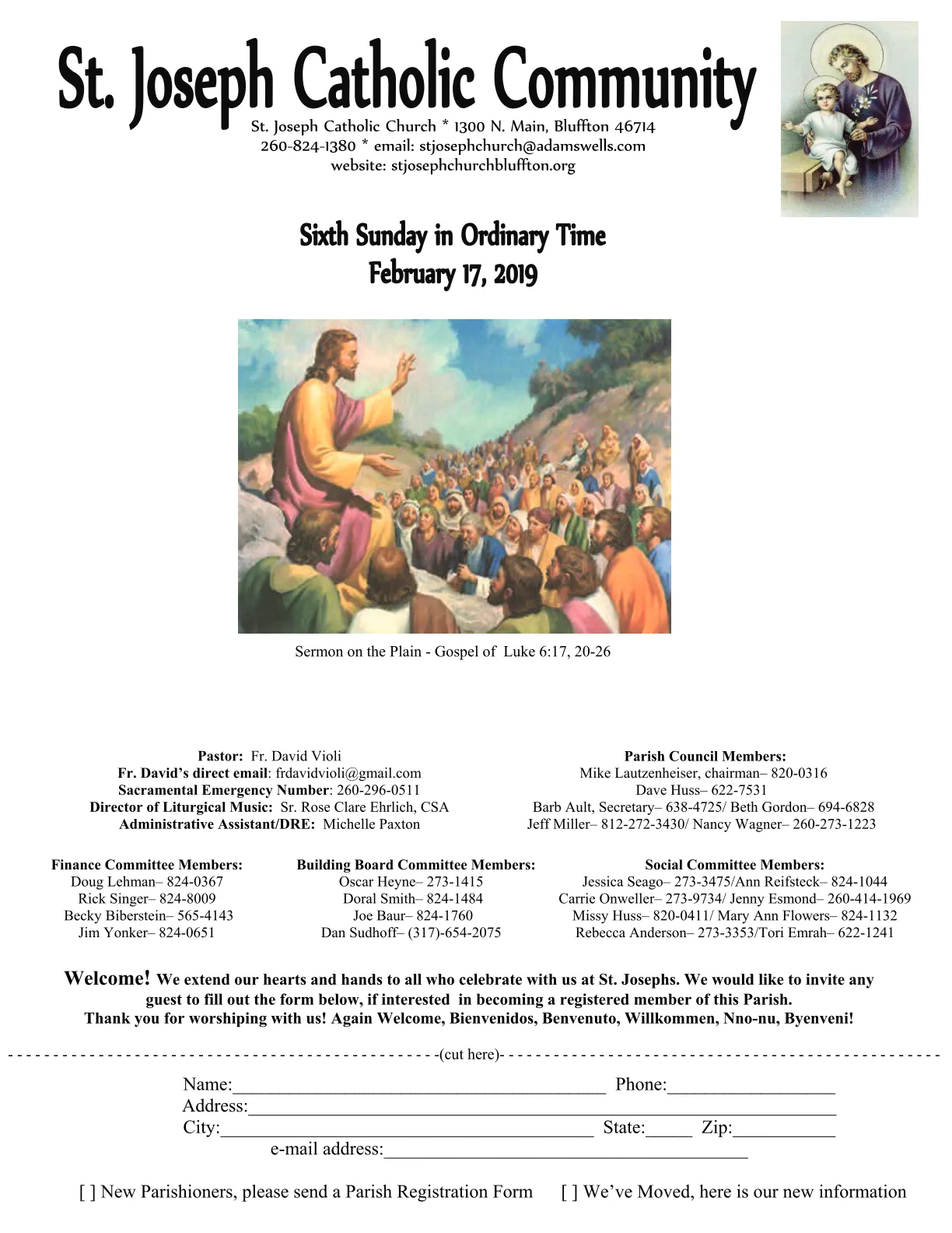 Feb 17, 2019 - Bulletin - Page 1