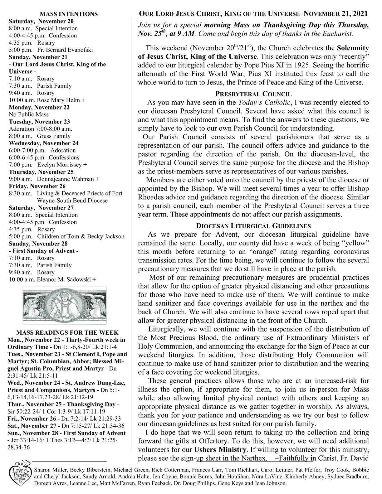 Nov 21, 2021 - Bulletin - Page 2