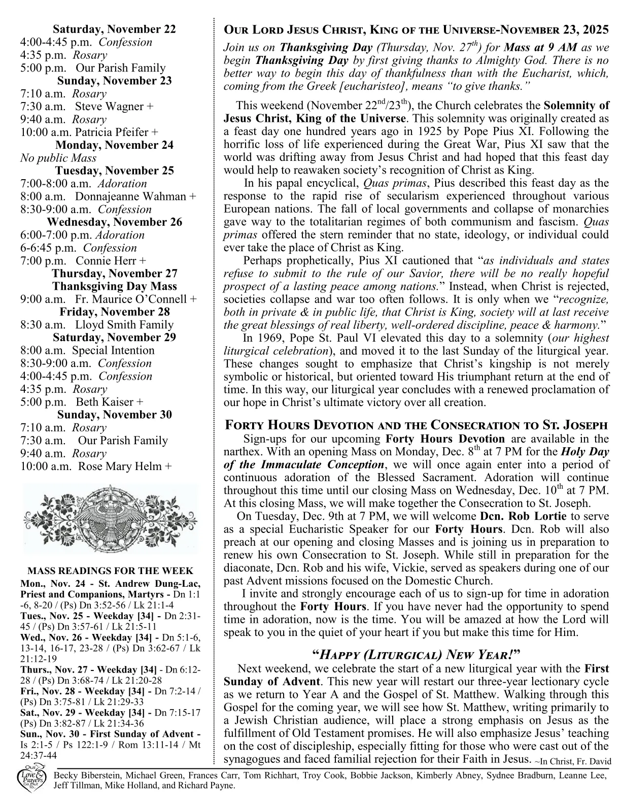 Nov 23, 2025 - Bulletin - Page 2