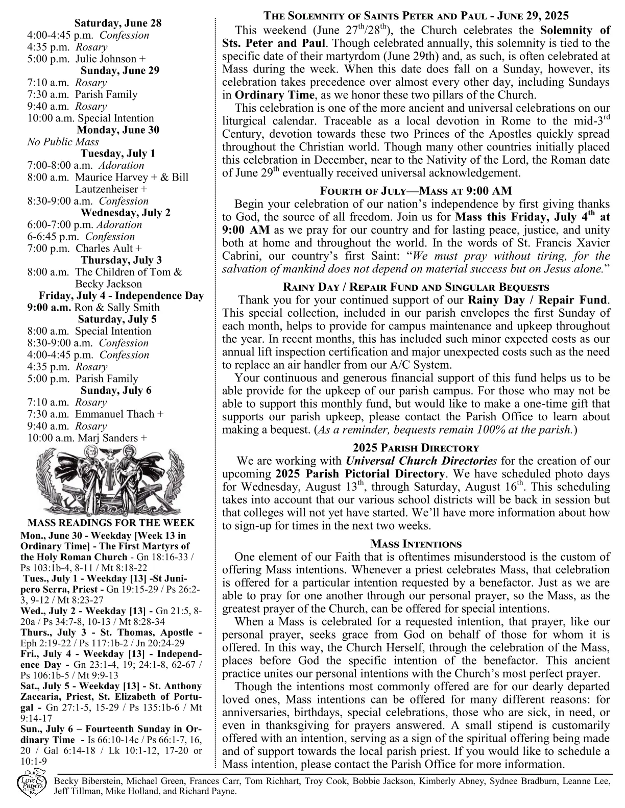 Jun 29, 2025 - Bulletin - Page 2