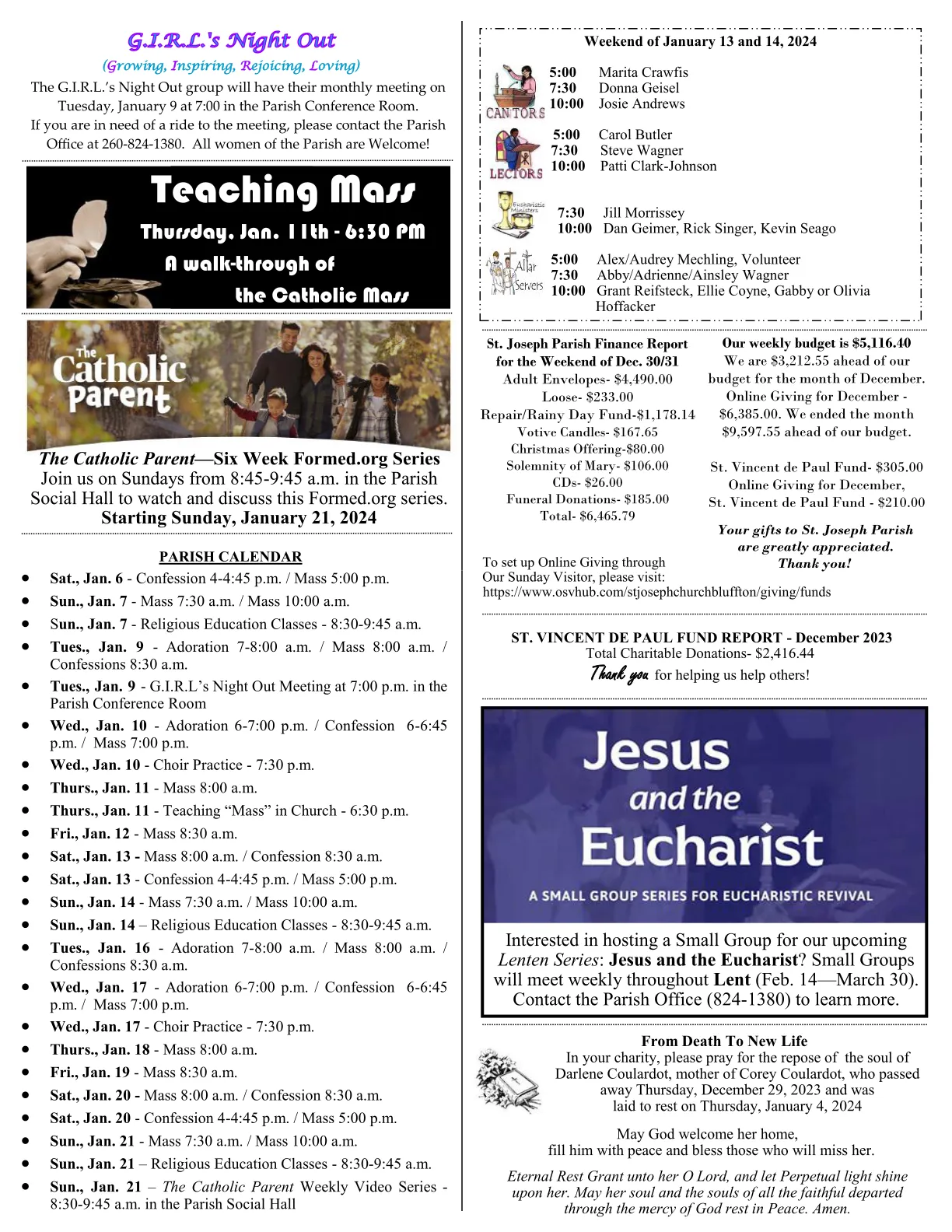 Jan 07, 2024 - Bulletin - Page 3