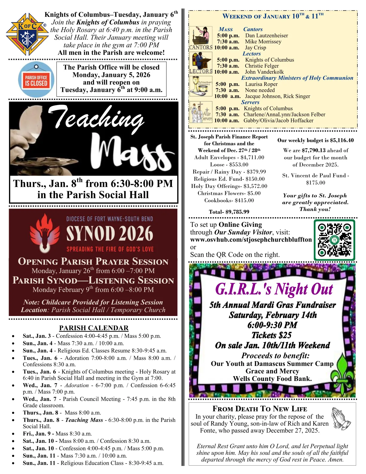 Jan 04, 2026 - Bulletin - Page 3