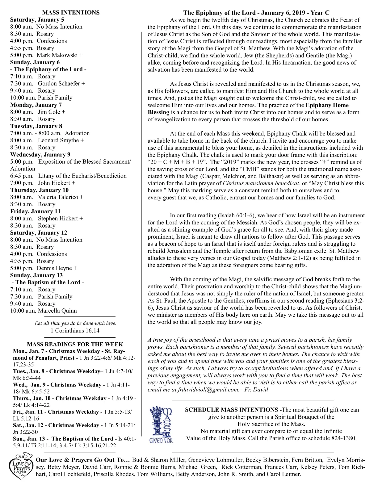 Jan 06, 2019 - Bulletin - Page 2