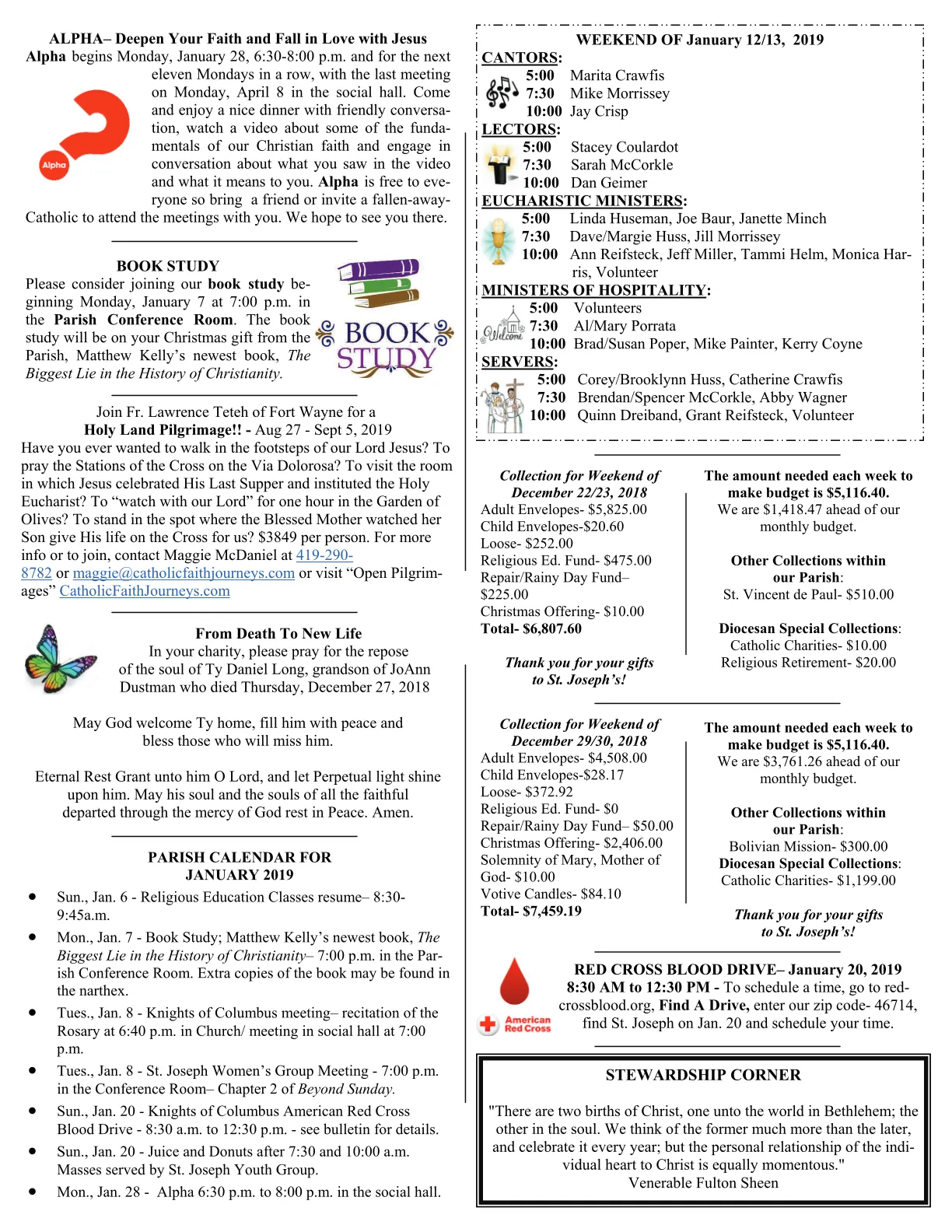 Jan 06, 2019 - Bulletin - Page 3