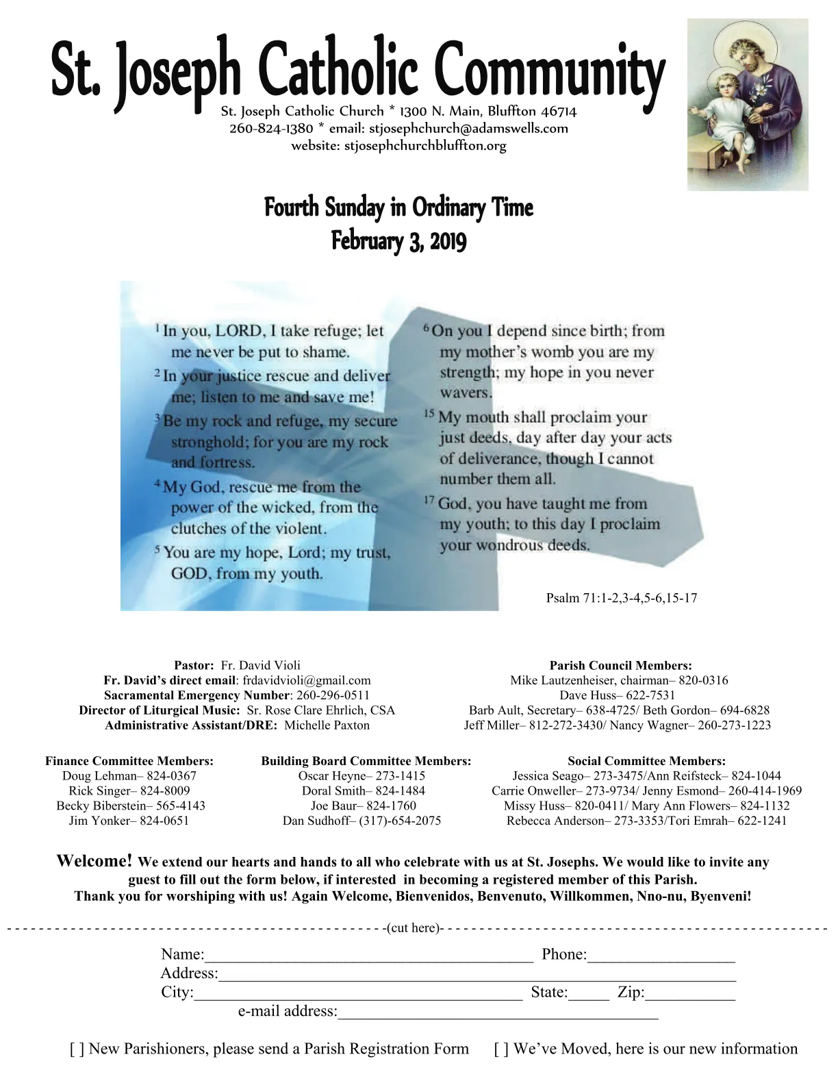 Feb 03, 2019 - Bulletin - Page 1