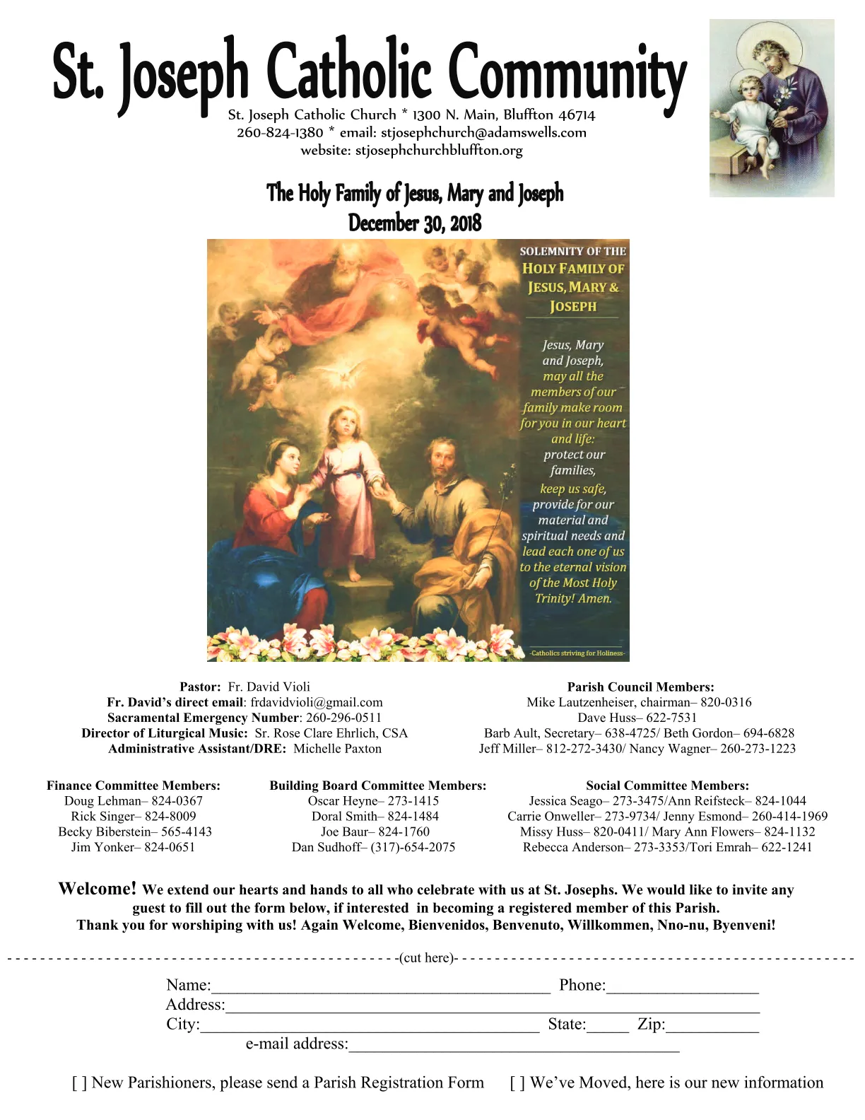 Dec 30, 2018 - Bulletin - Page 1